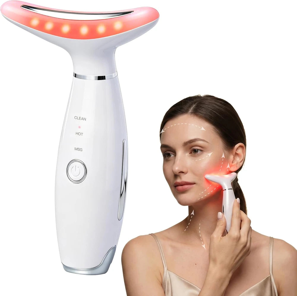 3-in-1 Portable LED Facial Massager