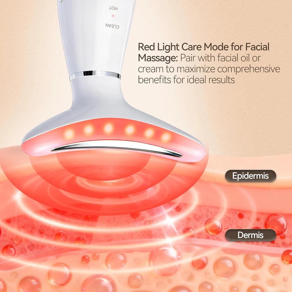 3-in-1 Portable LED Facial Massager