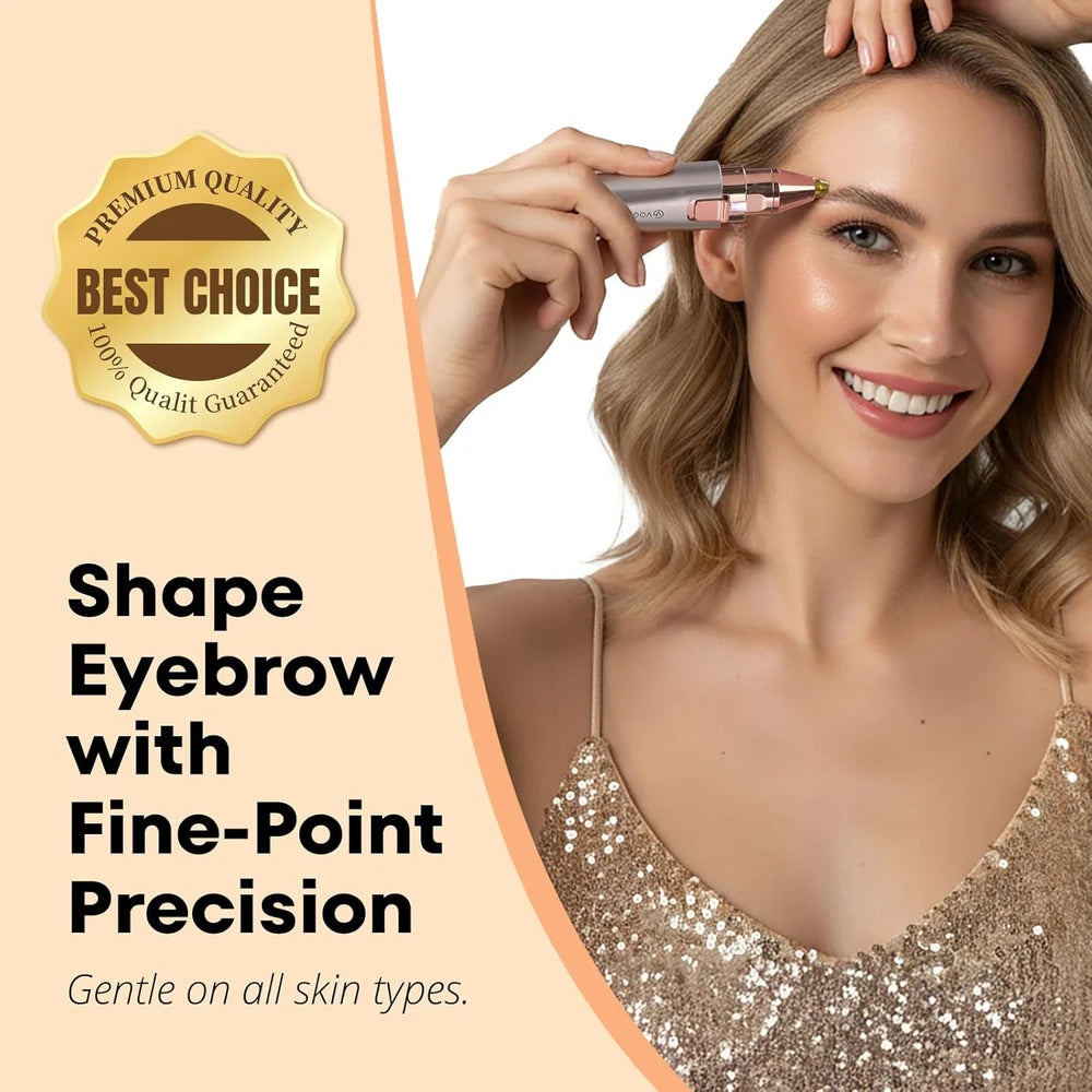 Illuminated Eyebrow &amp; Facial Hair Trimmer