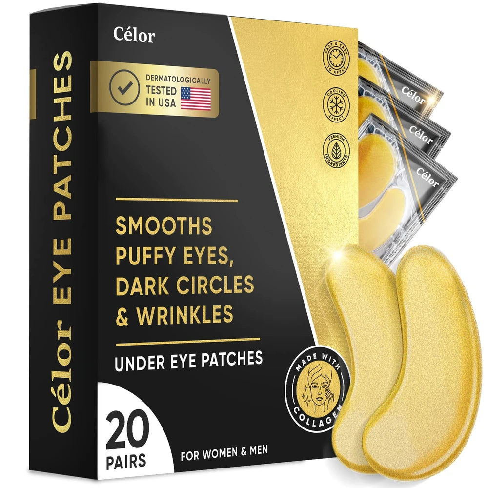 Gold Under Eye Patches - For Puffy Eyes And Dark Circles