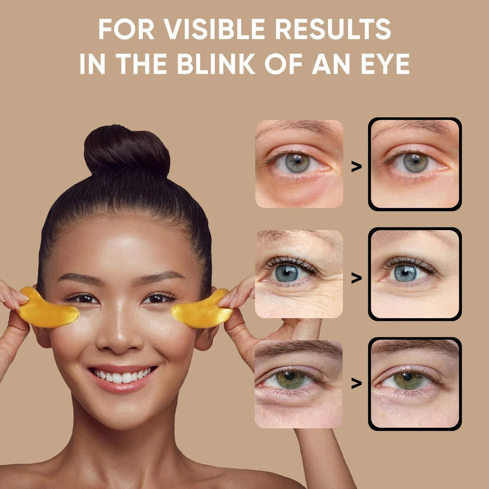Gold Under Eye Patches - For Puffy Eyes And Dark Circles