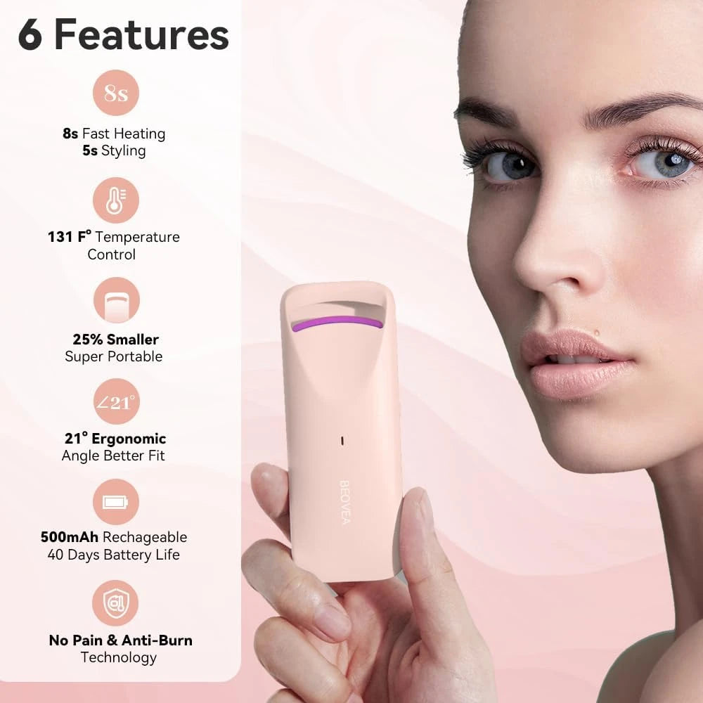 Rechargeable Heated Eyelash Curler